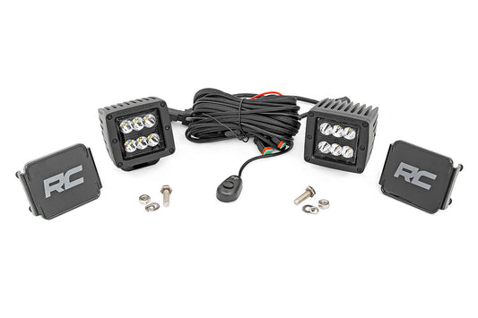 2 Inch Black Series LED Light Pods | Spot | Square