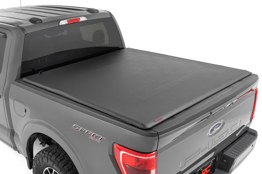 Soft Roll Up Bed Cover | 6'7" Bed | Ford F-150/F-150 Lightning/Raptor  (15-24)