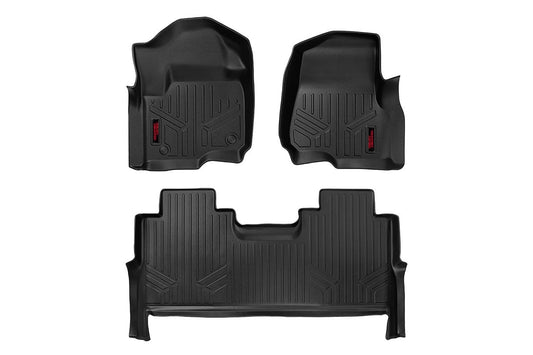 Floor Mats | Front and Rear | Ford F-250/F-350 Super Duty 2WD/4WD (2017-2024)