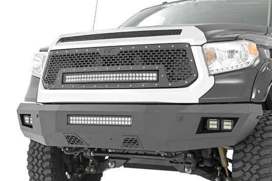 Mesh Grille | 30" Dual Row LED | Black | Toyota Tundra 2WD/4WD (2014-2017)