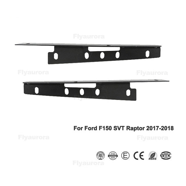 2017-2019 Off-Road triple LED Fog Lights Ford F-150 SVT Raptor Brackets