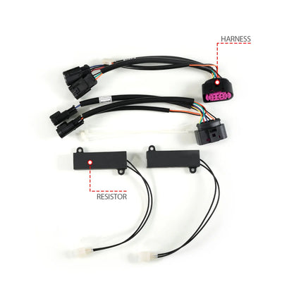 DODGE RAM 1500 09-18 / 2500/3500 10-18 PROJECTOR PLANK STYLE SWITCHBACK HEADLIGHTS GLOSS BLACK (OE STYLE) (FOR ALL MODELS)