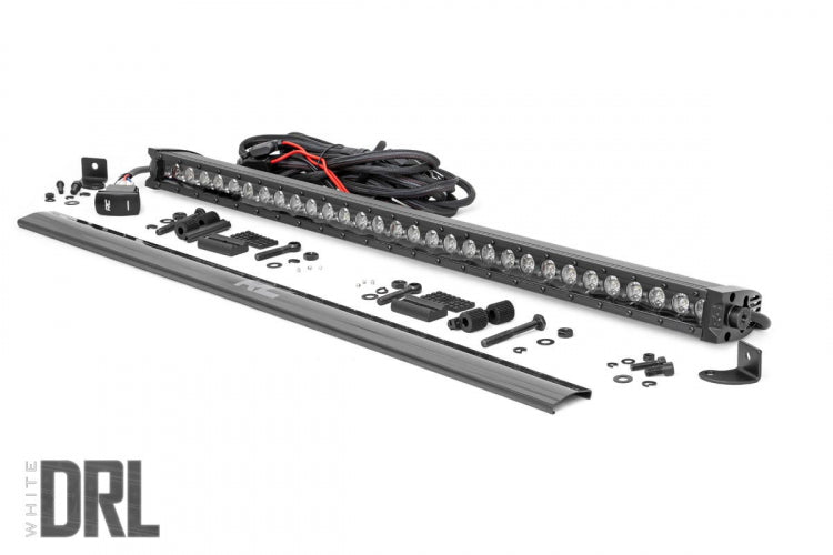 BLACK SERIES LED LIGHT BAR COOL WHITE DRL | 30 INCH | SINGLE ROW