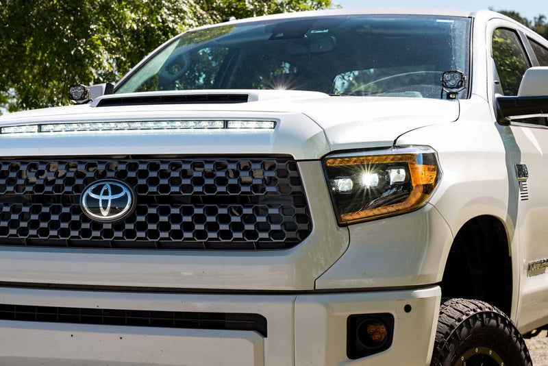 NSV HOOD-MOUNT LED LIGHTBAR SYSTEM: TOYOTA TUNDRA (14-21)