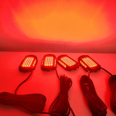 NEWEST Rgbw Rock Light 44 LED Rock Light Pods Underbody Decorative Light Pods 20pcs Kit for Trucks Off Road ATV UTV RZR Boat