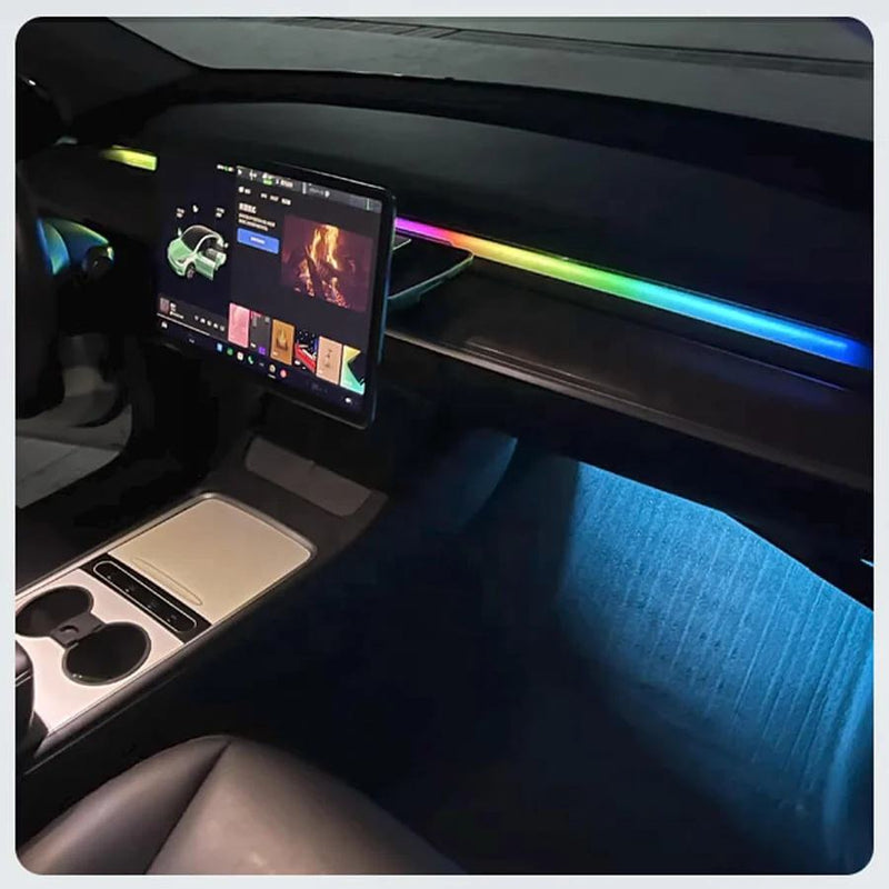 WT Simple Air Vent RGB Light Strips For (19+) Tesla Model 3/Y