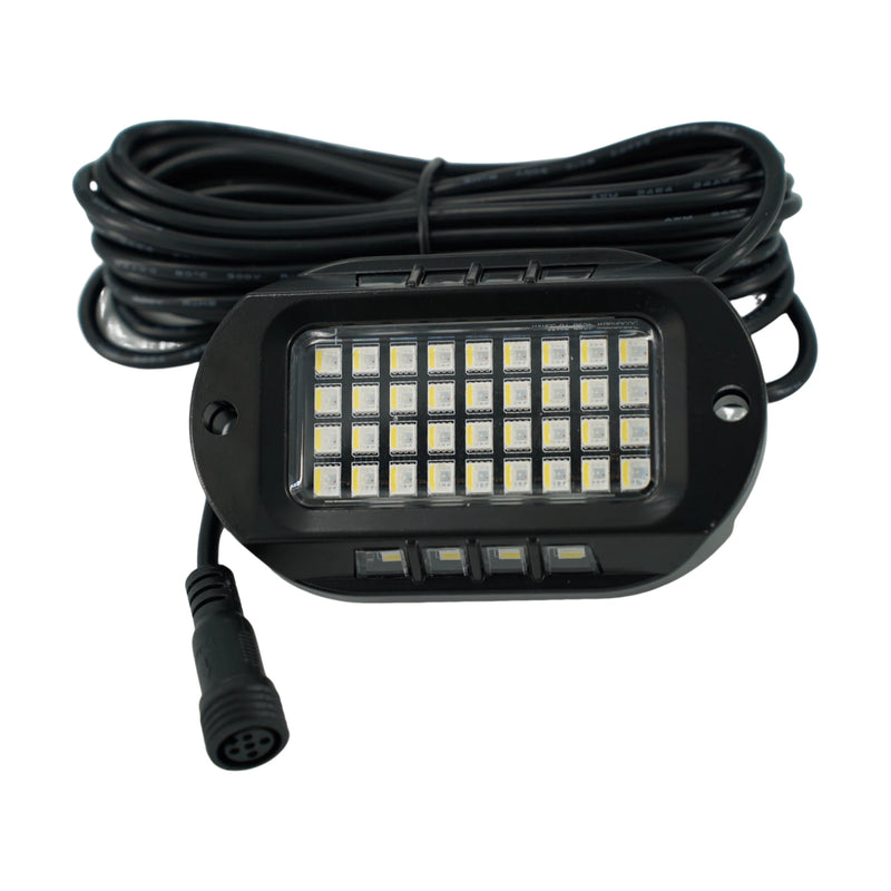 NEWEST Rgbw Rock Light 44 LED Rock Light Pods Underbody Decorative Light Pods 20pcs Kit for Trucks Off Road ATV UTV RZR Boat