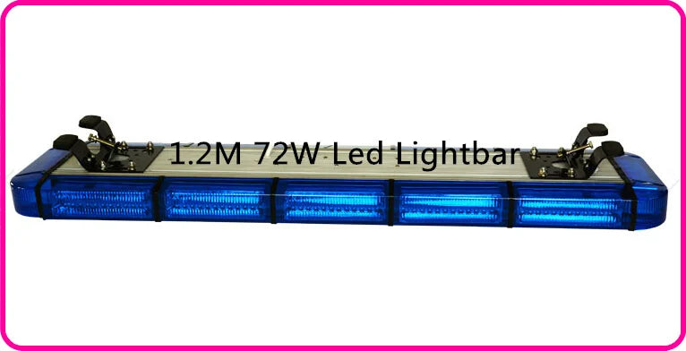 High intensity 47-inch 72W Led Car warning lightbar, fire truck emergency light bar, police strobe lights,waterproof