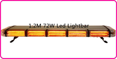 High intensity 47-inch 72W Led Car warning lightbar, fire truck emergency light bar, police strobe lights,waterproof