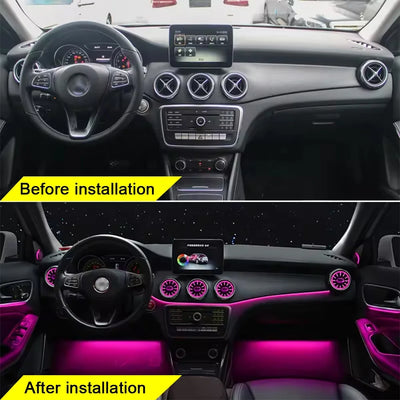 CLA Series 12-64 Colors Air Vent Ambient Lights for Mercedes W117 W156 W176