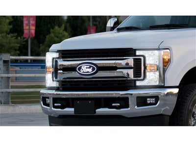 Putco Luminix White LED Emblem and Quick Connect - Fits Ford F250, F350, F450 17-25 w/o camera and Halogen Headlights