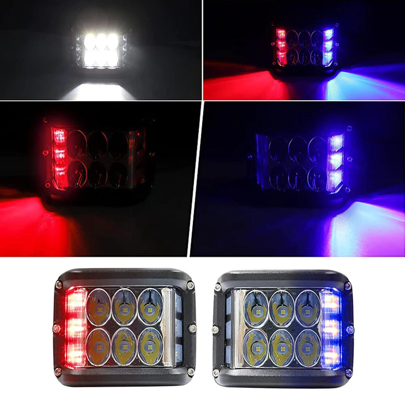 54W LED Side Shooter Pod Lights  Universal  4" Truck SUV ATV (2-pack)