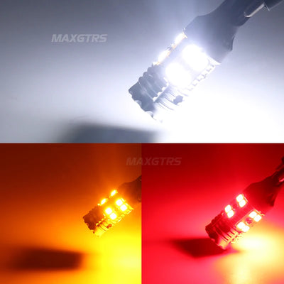 2x W16W T15 LED Bulbs 3030 SMD Canbus OBC Error Free LED Backup Light 921 912 W16W LED Bulbs Car Reverse Lamp Xenon White DC12V