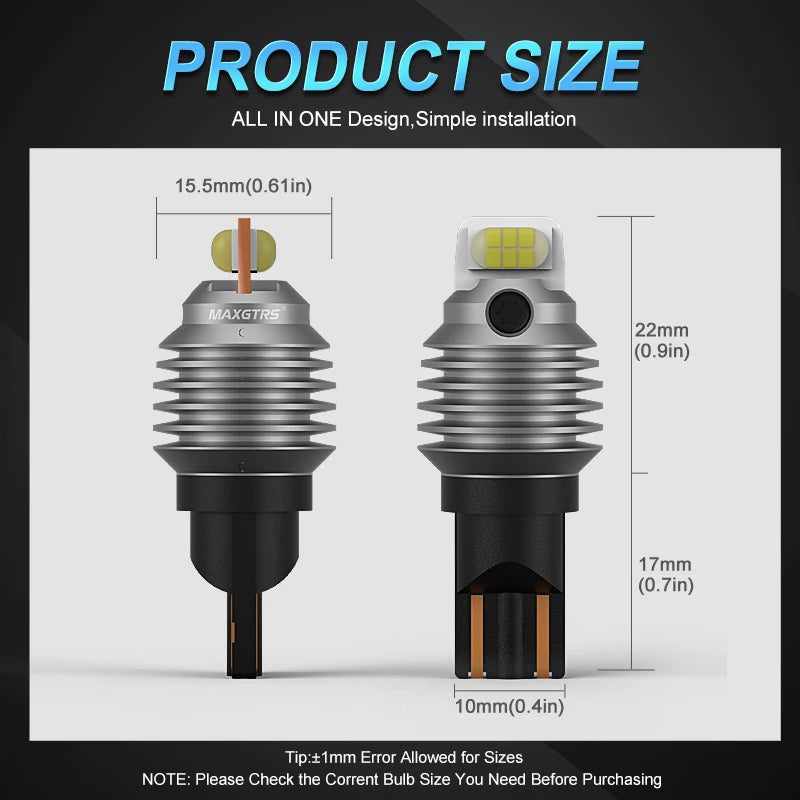 2x W16W T15 LED 3570 Bulb Canbus Error Free Backup Reverse Led 921 912 LED Bulbs Car Lights Brake Lamp Stop Light Xenon White