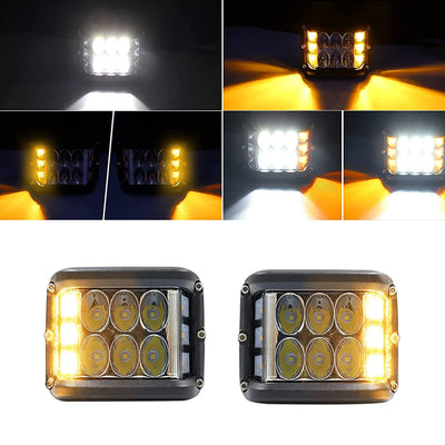 54W LED Side Shooter Pod Lights  Universal  4" Truck SUV ATV (2-pack)