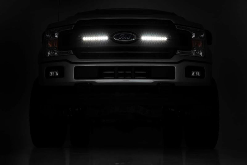 Ford Dual 10in LED Grille Kit (18-20 F-150 XLT)
