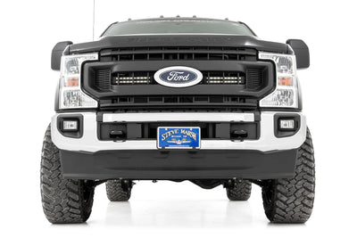 LED Light Kit Grille Mount | 10 Inch Black | Slimline | Ford F-250 Super Duty (20-22)