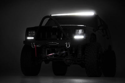 50 INCH BLACK SERIES LED LIGHT BAR CURVED | SINGLE ROW