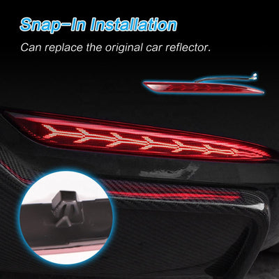 Tesla Model 3/Y Rear Bumper Fishbone Style Tail Light