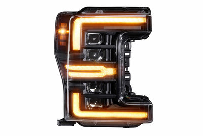 XB LED Headlights: Ford Super Duty (17-19) (Pair / Amber DRL) (GEN 2)