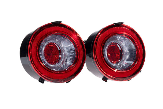 XB LED Tail Lights: Corvette C6 (05-13) (Gen II) (Red / Set)
