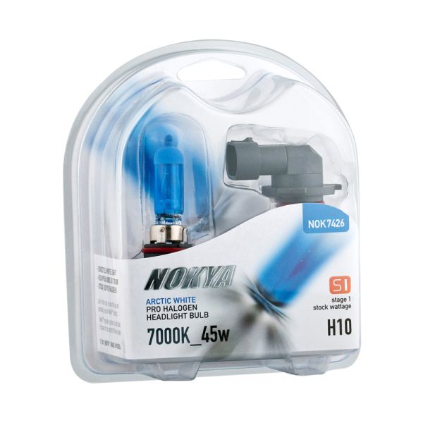 H10/9145: Nokya Pro Halogen 45w (DOT Clear; Pair)