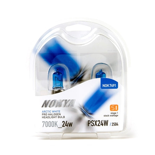 PSX24W/2504: Nokya Pro Halogen 24w (Cosmic White 5000K; Pair)