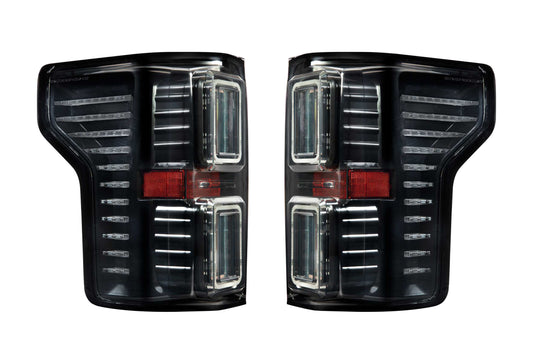 XB LED Tail Lights: Ford F150 (15-20) (Pair / Smoked)