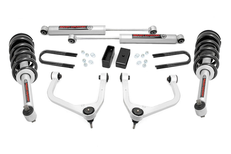 3.5 Inch Lift Kit | N3 Struts | Rear Mono Leaf | Chevy Silverado 1500 (22-24)