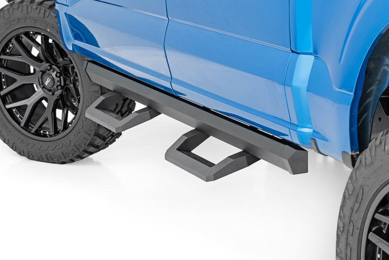 SR2 Adjustable Aluminum Steps | Crew Cab | Ford F-150/Lightning/F-250/F-350/Raptor (15-24)