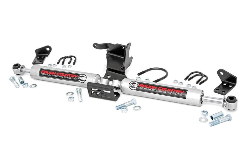 N3 Steering Stabilizer | Dual | 2.5-8 Inch Lift | Jeep Gladiator JT/Wrangler JL (18-24)