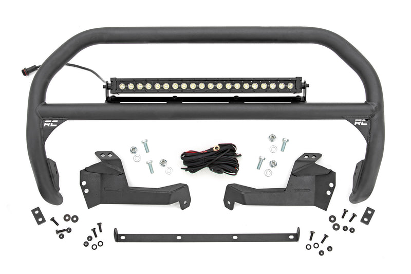 Nudge Bar | 20 Inch BLK DRL Single Row LED | Ford Bronco Sport 4WD (21-24)