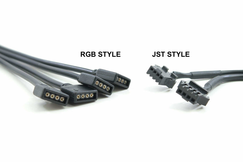 Splitter: Bare 5 Wire to 4x RGBW 5P Female