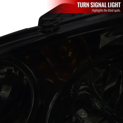 02-04 ACURA RSX HEADLIGHTS SMOKE