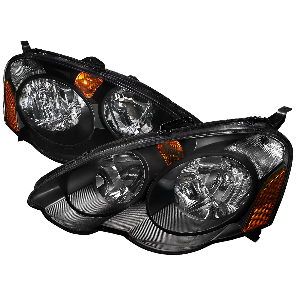 02-04 ACURA RSX HEADLIGHTS BLACK