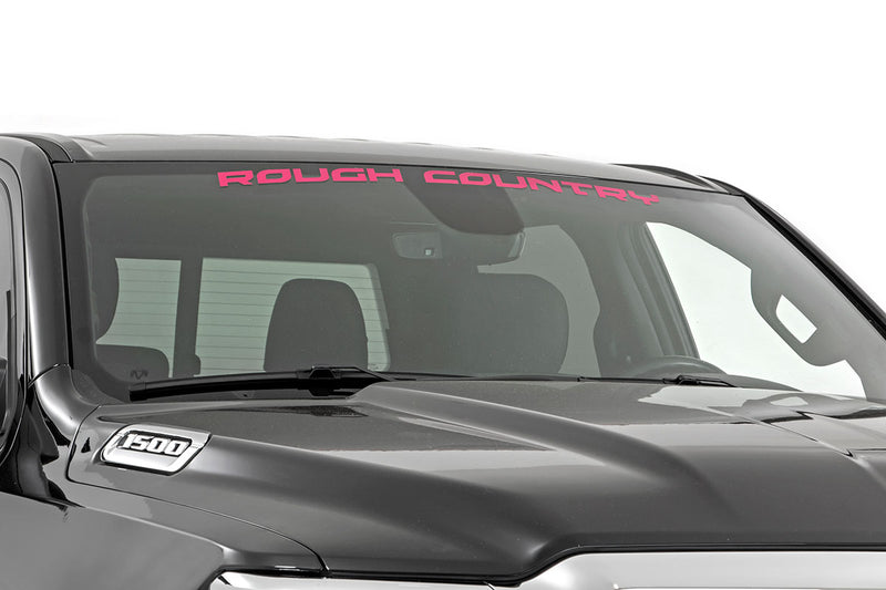 Rough Country Decal | 3.6 Inch x 35 Inch | Pink