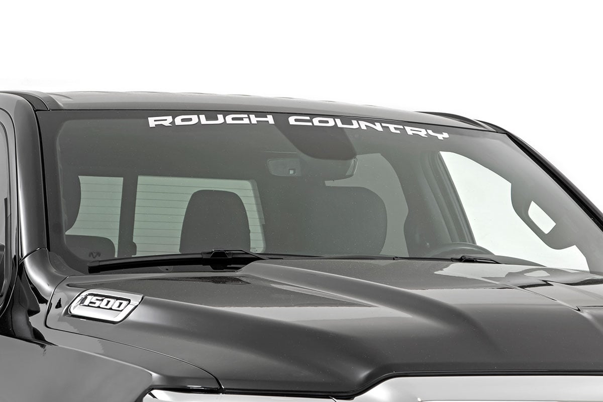 Rough Country Decal | 3.6 Inch x 35 Inch | White