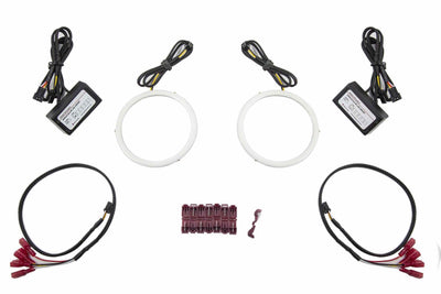 DD HD LED Halos: Set (80mm / Red)