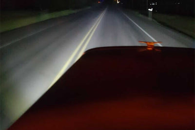 Vision X LED Headlights: (Each / 4x6in Rectangle / Chrome / White Halo)