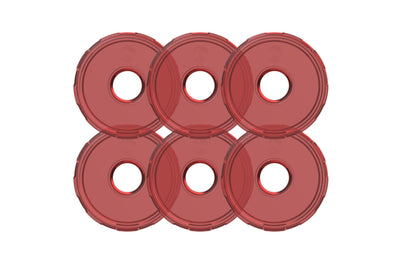 Cyclone Rock Light System w/ Wiring (6 Pcs / Red)