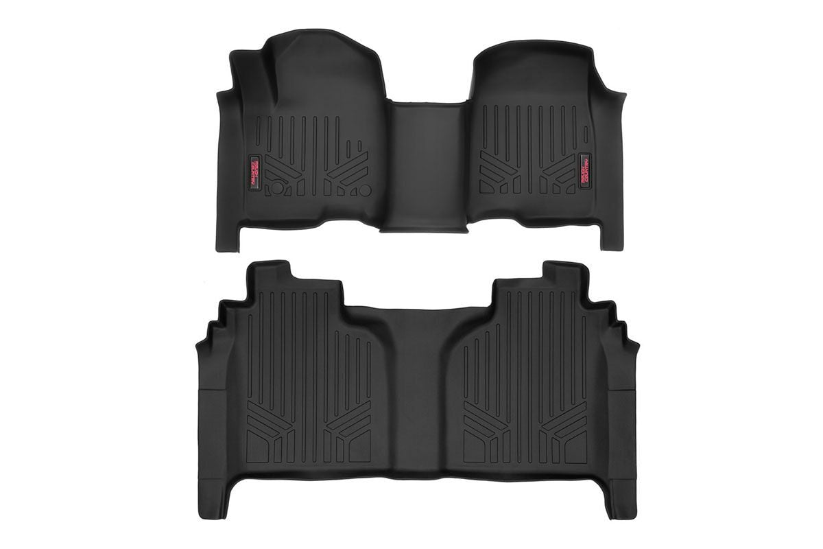 Floor Mats | FR & RR | OV Hump | Crew | Chevy/GMC 1500/2500HD/3500HD (19-24)