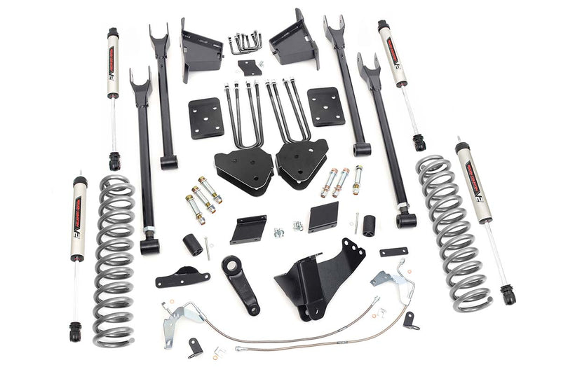 6 Inch Lift Kit | 4-Link | No OVLD | V2 | Ford F-250 Super Duty 4WD (11-14)