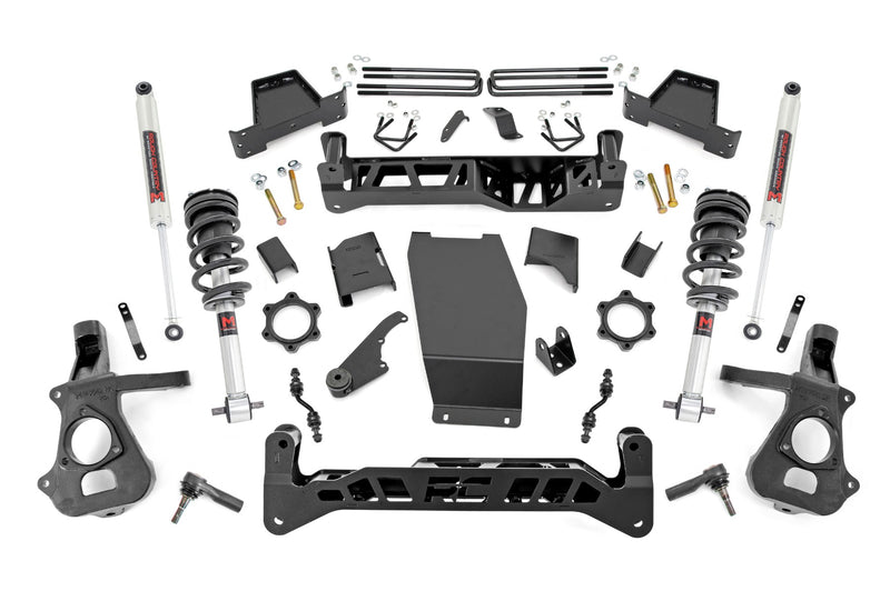 7 Inch Lift Kit | Cast Steel | M1 Struts/M1 | Chevy/GMC 1500 (14-18)