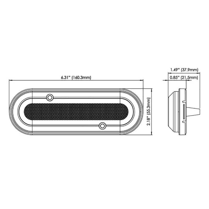 OceanLED M6 Gen2 Mast Light - Surface Mount - Ultra White [011203W]