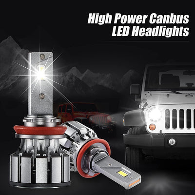 NEW H9-Series Plus LED Headlight bulb 80W 18000 Lumens CAN-bus 6500K