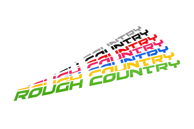 Rough Country Decal | 27 Inch Fender | Yellow