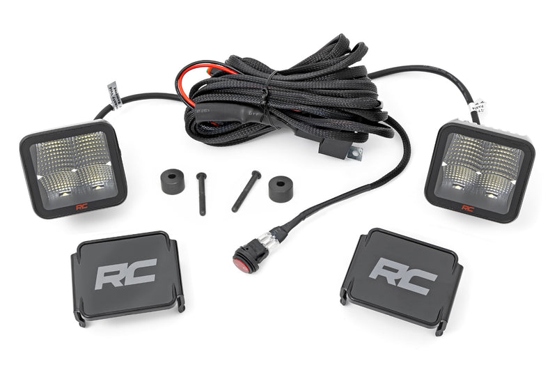 LED Light Kit | Cowl Mount | 2" Spectrum Pair | Jeep Gladiator JT/Wrangler JL (18-24)