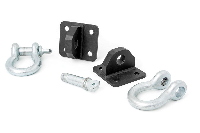 D Ring Shackles and Mounts | TJ Stubby | XJ Winch | Jeep Cherokee XJ (84-01)/Wrangler TJ (97-06)