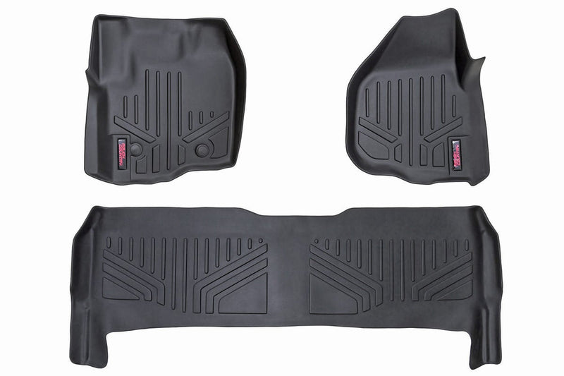 Floor Mats | FR & RR | Raised FR Pedal | Ford F-250/F-350 Super Duty (12-16)