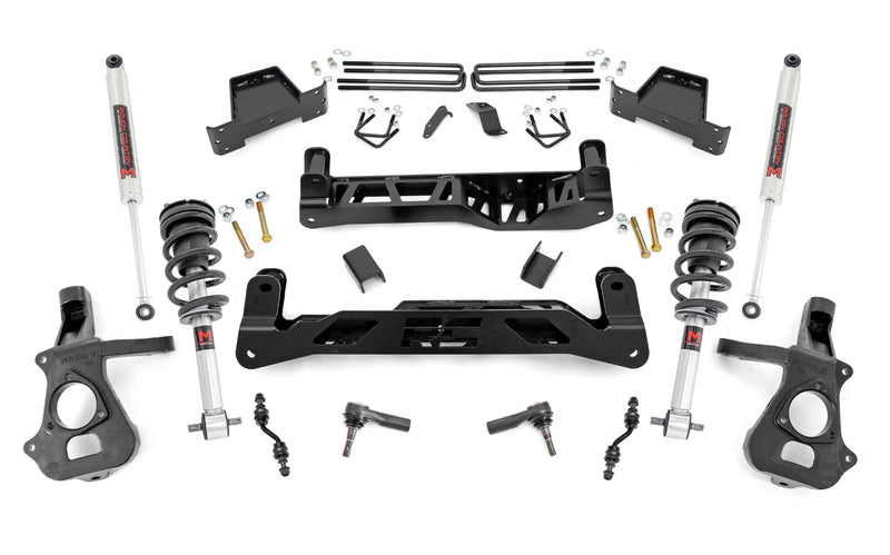 7 Inch Lift Kit | Cast Steel | M1 Struts/M1 | Chevy/GMC 1500 (14-18)